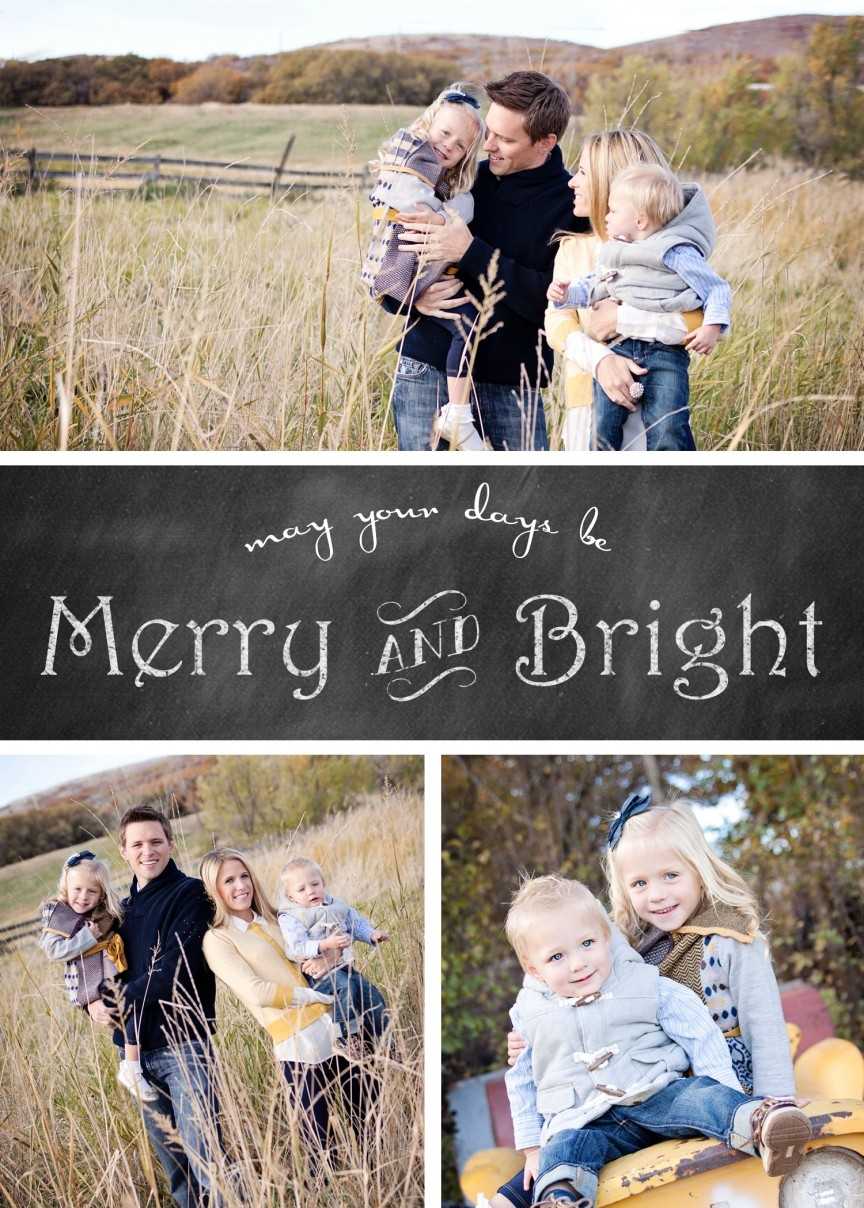 Free Chalkboard Christmas Card Templates » Chelsea Peterson For Free Christmas Card Templates For Photographers