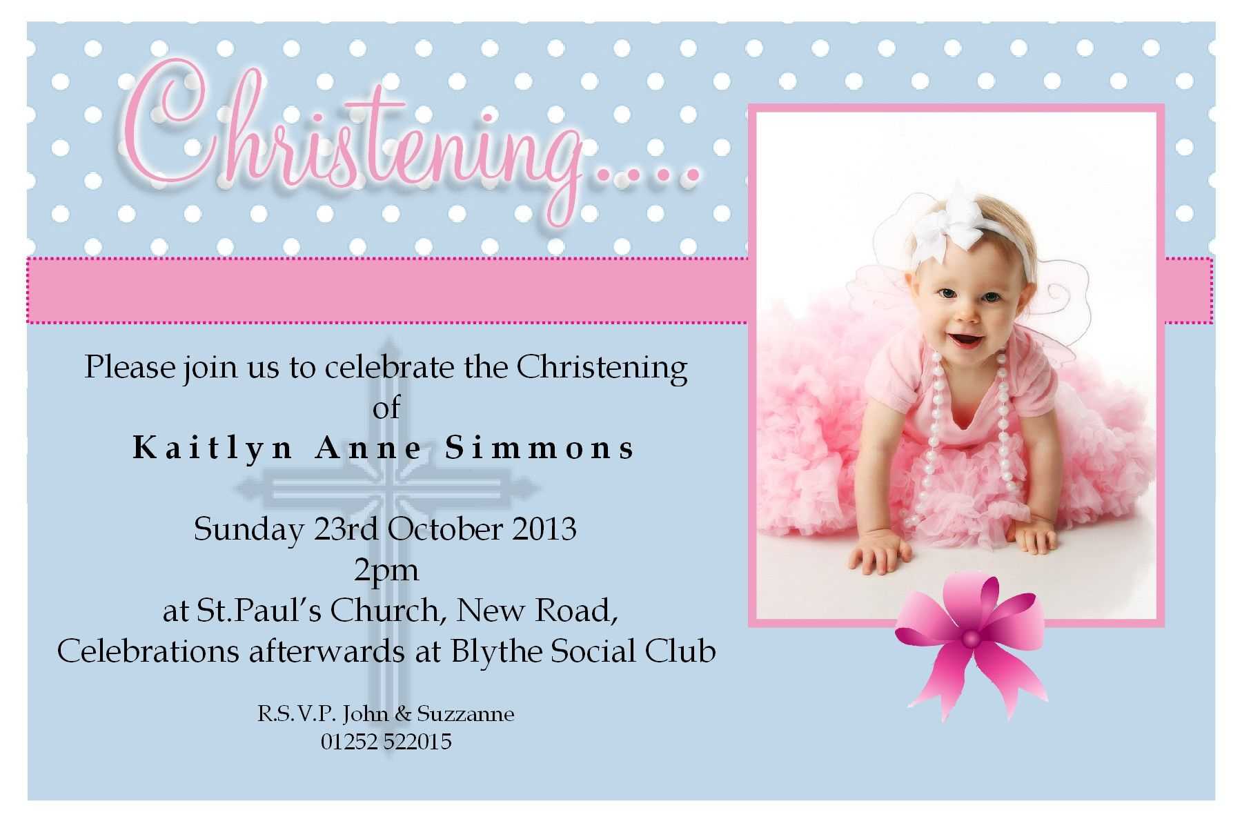 Free Christening Invitation Templates Photoshop | Baptism Within Free Christening Invitation Cards Templates