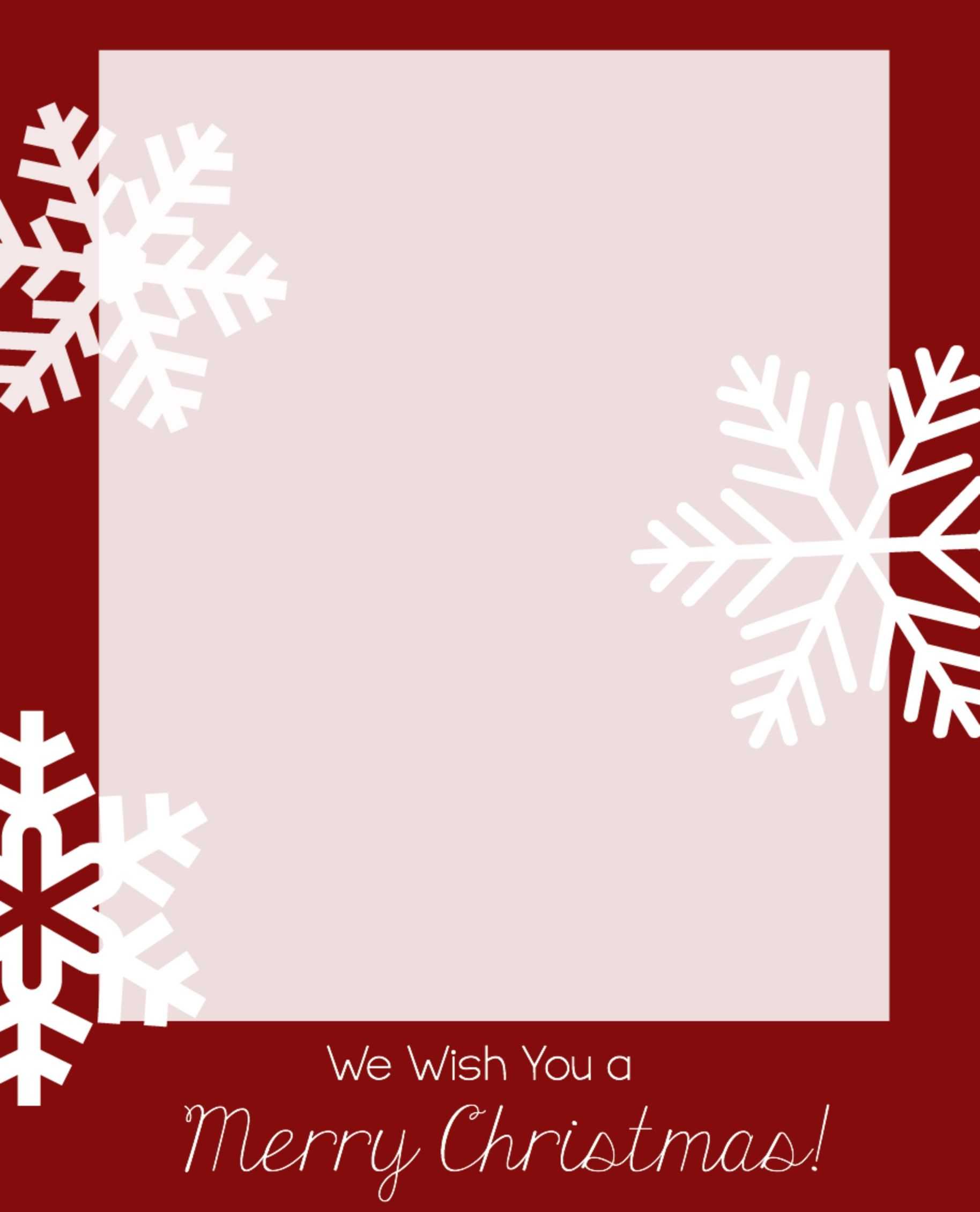 Free Christmas Card Templates | Christmas Is In The Air With Regard To Blank Christmas Card Templates Free