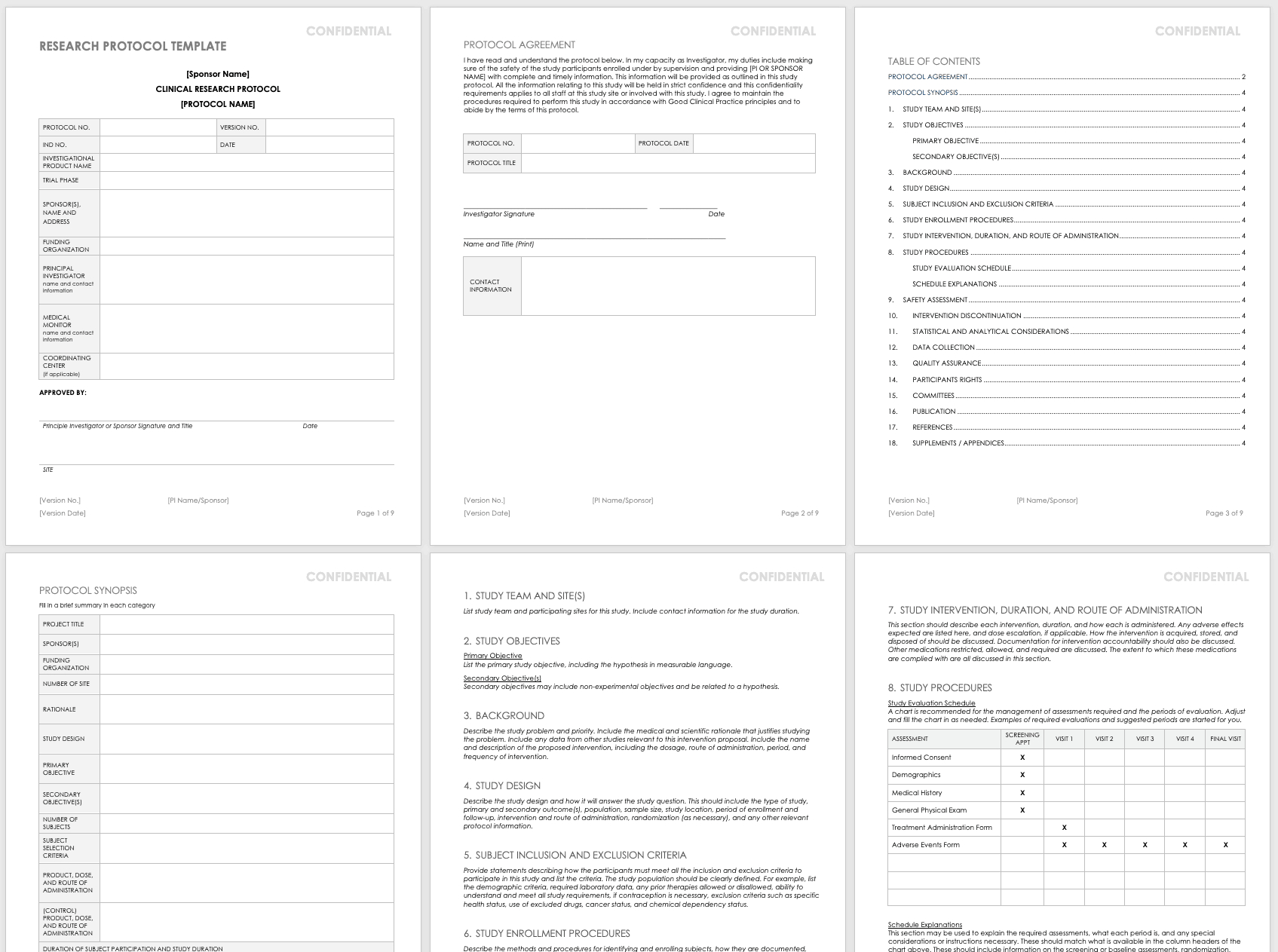 Free Clinical Trial Templates | Smartsheet For Clinical Trial Report Template