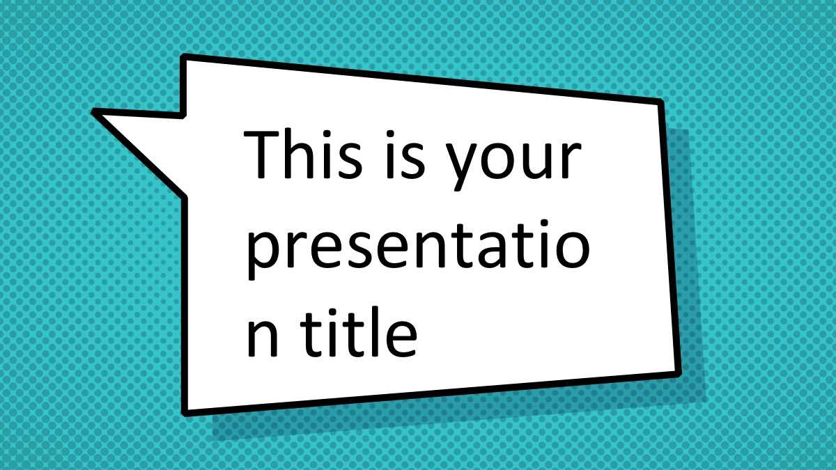 Free Comic Book Powerpoint Template – Superhero Ppt Design For Comic Powerpoint Template