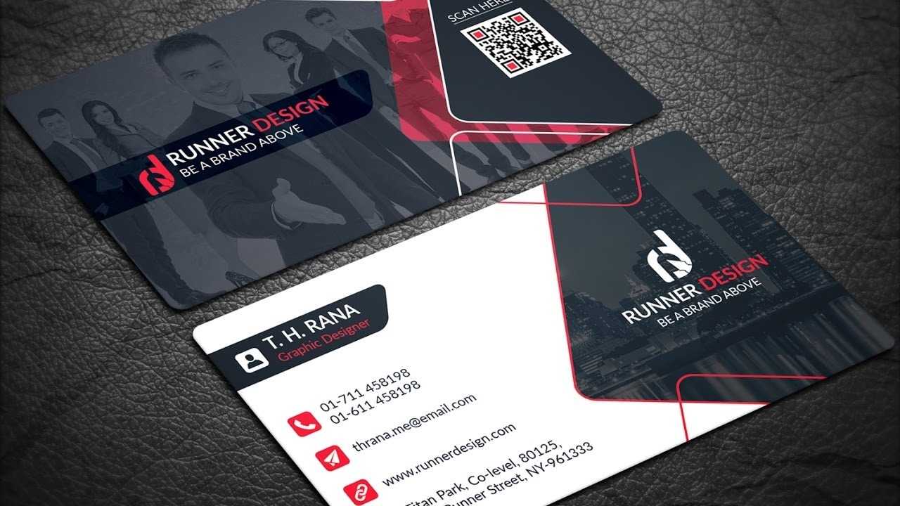 Free Corporate Business Card Photoshop Template Intended For Free Complimentary Card Templates