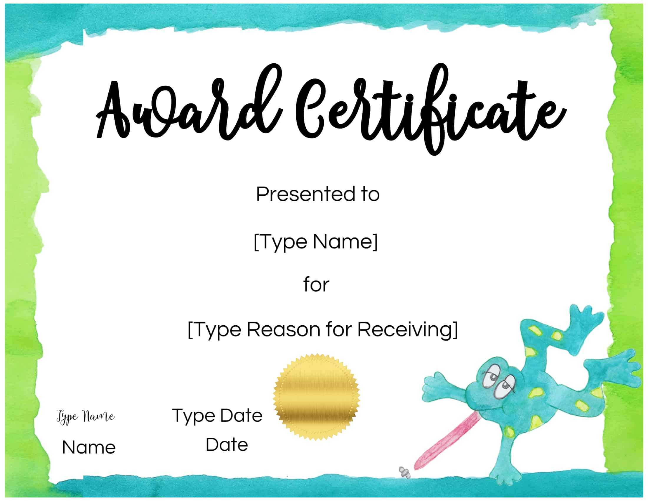 Free Custom Certificates For Kids | Customize Online & Print Intended For Free Printable Certificate Templates For Kids