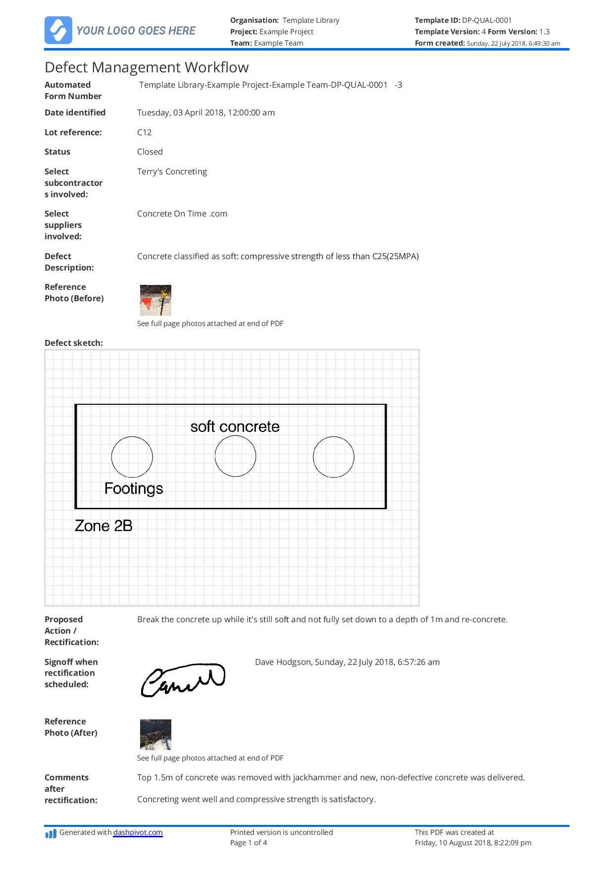 Free Defect Report Template (Better Than Word Doc And Excel) In Test Closure Report Template