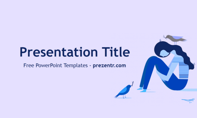 Free Depression Powerpoint Template - Prezentr Powerpoint inside Depression Powerpoint Template