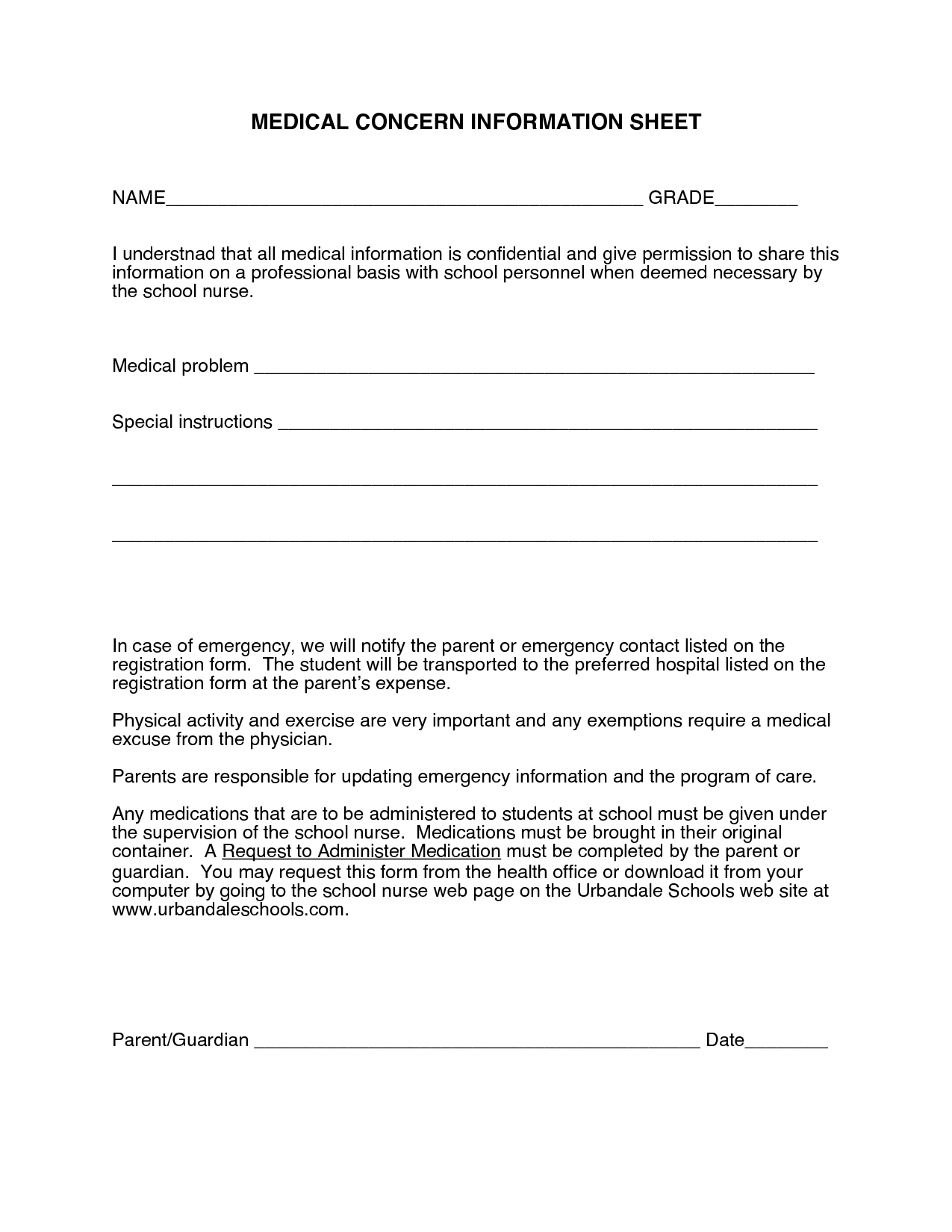 Free Doctors Note Template | Free Medical Excuse Forms – Pdf With Medical Report Template Free Downloads