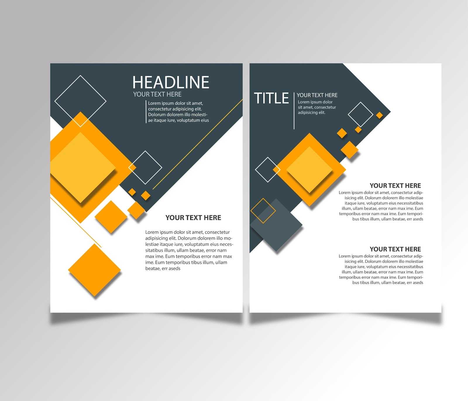 Free Download Brochure Design Templates Ai Files - Ideosprocess With Brochure Template Illustrator Free Download