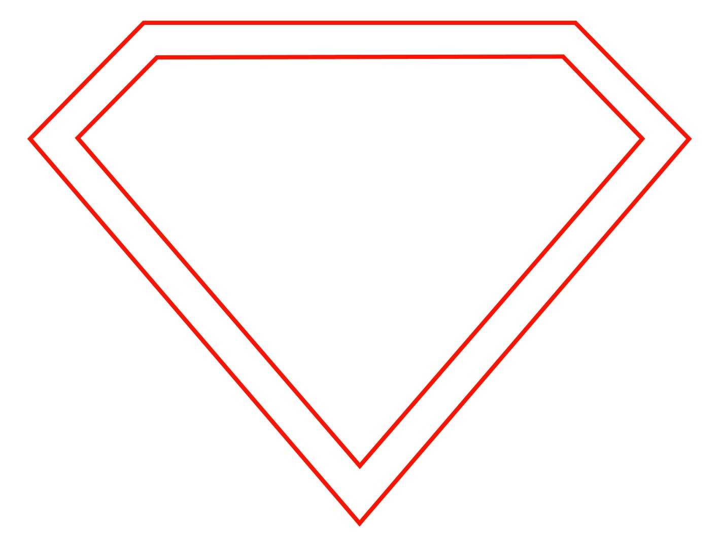 Free Empty Superman Logo, Download Free Clip Art, Free Clip Pertaining To Blank Superman Logo Template