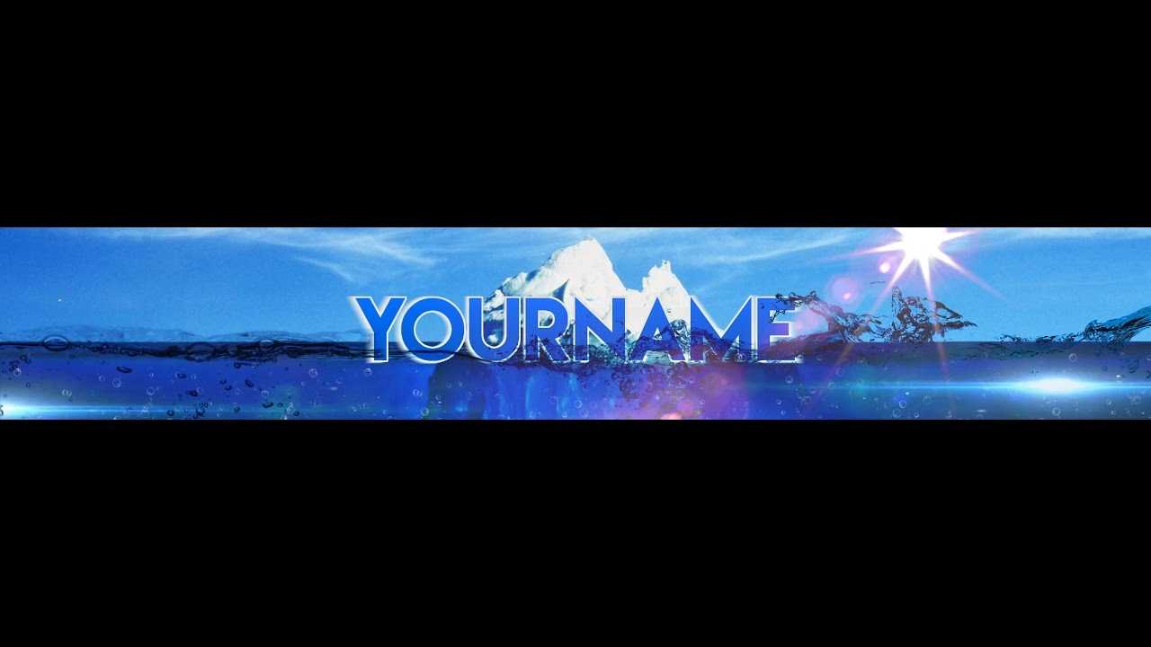 Free, Epic Youtube Banner / Channel Art Template – [Gimp And Photoshop] +  Download [Iceberg Style] Within Gimp Youtube Banner Template