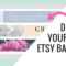 Free Etsy Banner Maker And Easy Tutorial Using Canva Intended For Free Etsy Banner Template