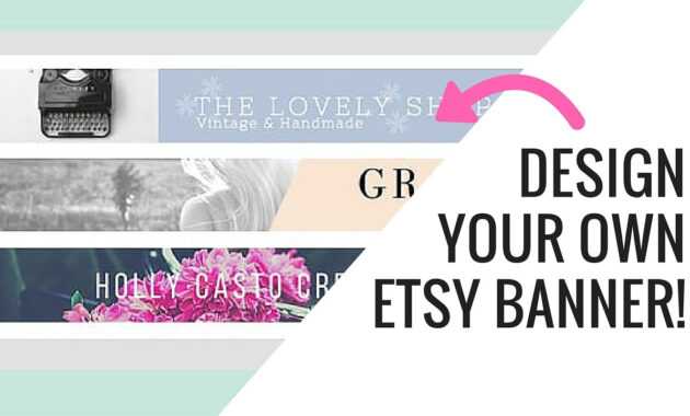 Free Etsy Banner Maker And Easy Tutorial Using Canva intended for Free Etsy Banner Template