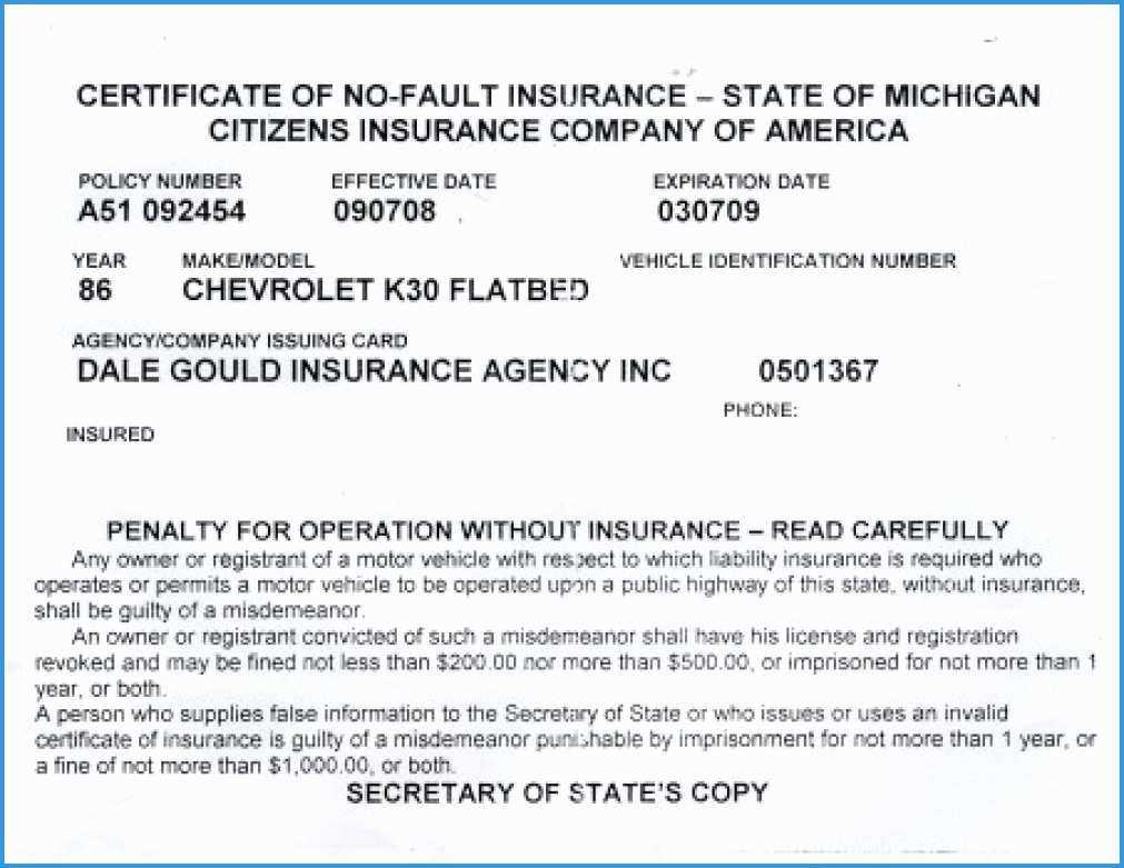 Free Fake Auto Insurance Card Template Admirably Proof Auto With Fake Auto Insurance Card Template Download