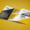 Free Flyer Mockup / Z Fold | Leaflet Design, Graphic Design For Z Fold Brochure Template Indesign