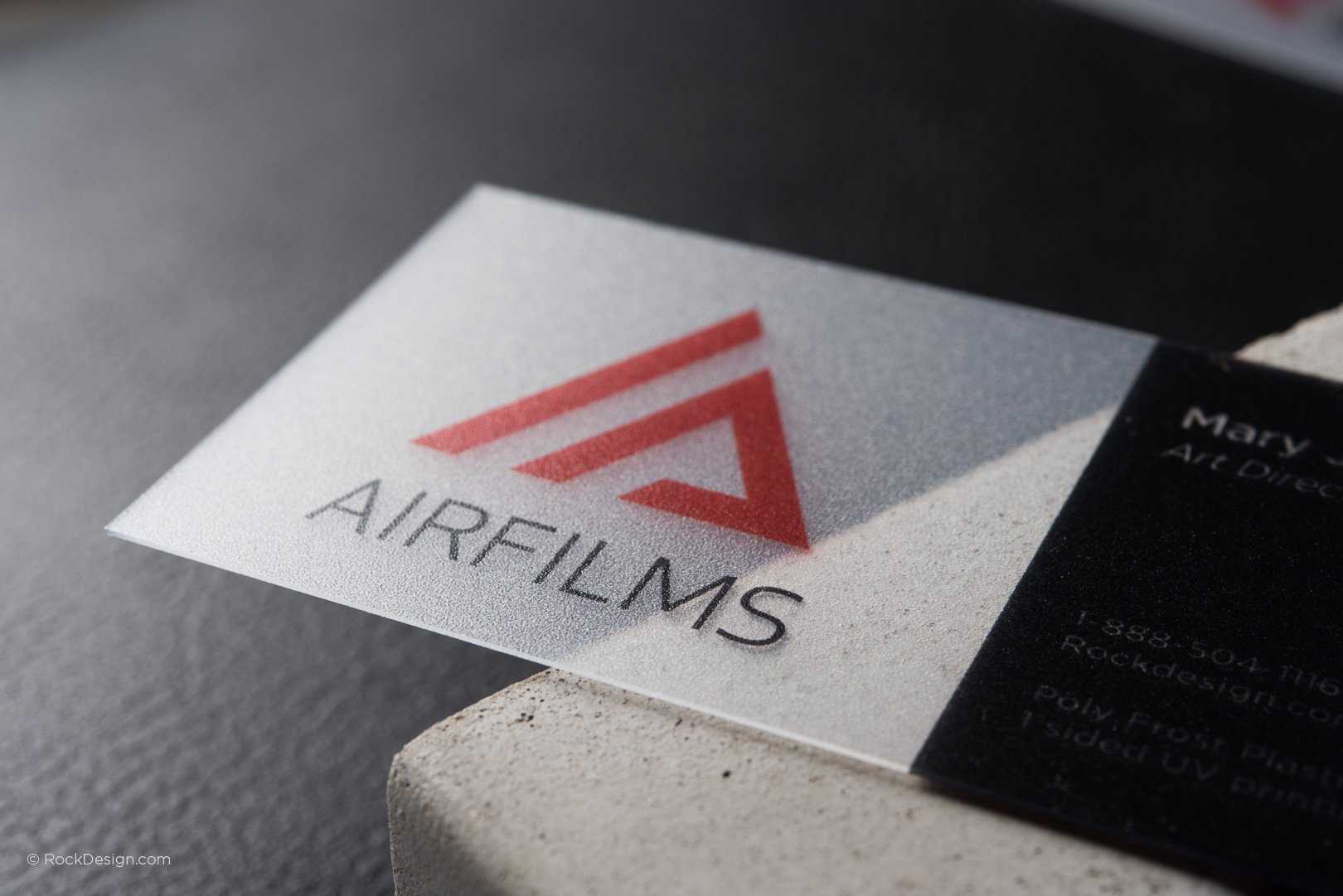 Free Frosted Business Card Templates | Rockdesign Inside Transparent Business Cards Template