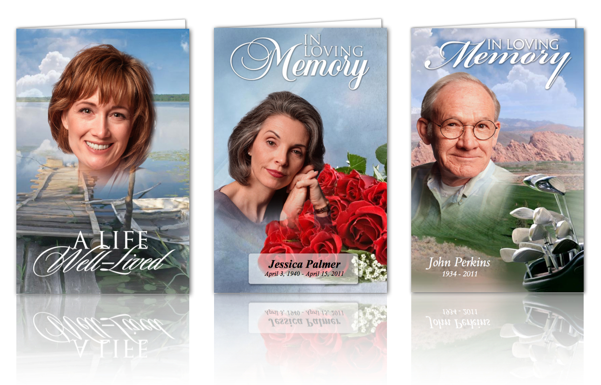 Free Funeral Program Template | Obituary Program Template For Memorial Cards For Funeral Template Free