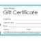 Free Gift Certificate Templates You Can Customize For Certificate Template For Pages