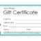 Free Gift Certificate Templates You Can Customize With Regard To Fillable Gift Certificate Template Free