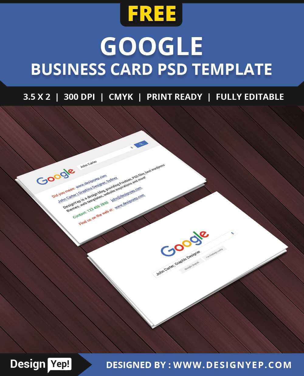 Free Google Interface Business Card Psd Template On Behance In Google Search Business Card Template