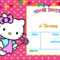 Free Hello Kitty Invitation Templates | Free Printable With Regard To Hello Kitty Birthday Card Template Free