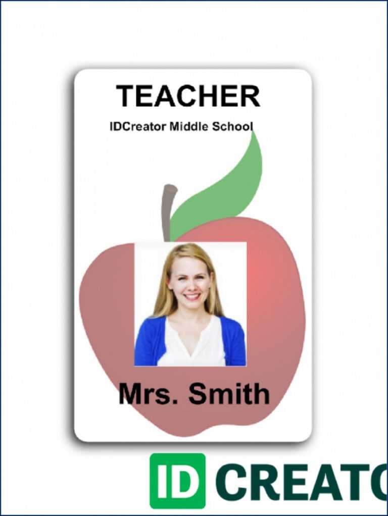 Free Id Badge Template Microsoft Word Template 1 Resume For Id