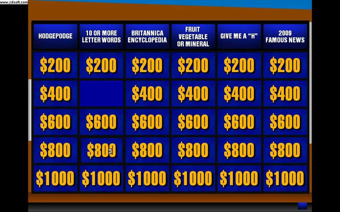 [Free!] Jeopardy! Powerpoint Game V3 (Add Some New!! 5 / 8 / 2013) In Jeopardy Powerpoint Template With Sound