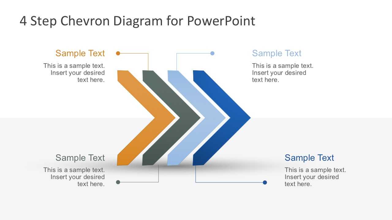 Free Modern Chevron Diagram For Powerpoint In Powerpoint Chevron Template