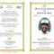 Free Obituary Template | Obituary Templates | Funeral For Memorial Brochure Template