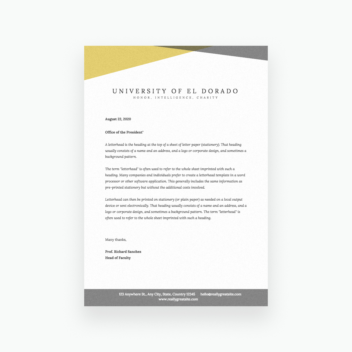 Free Online Letterhead Maker With Stunning Designs – Canva Pertaining To Headed Letter Template Word