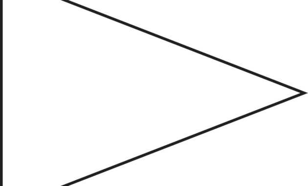 Free Pennant Banner Template, Download Free Clip Art, Free inside Free Triangle Banner Template