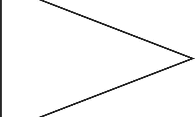Free Pennant Banner Template, Download Free Clip Art, Free throughout Triangle Banner Template Free