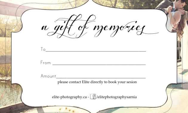 Free Photography Gift Certificate in Photoshoot Gift Certificate Template