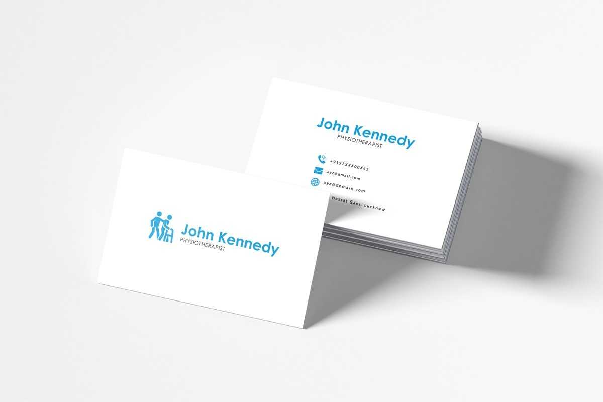 Free Physiotherapy Business Card Template – Creativetacos For Free Complimentary Card Templates
