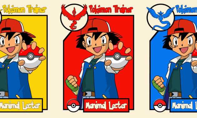 Free Pokemon Go Trainer Card Template For Photoshop Or Gimp with Pokemon Trainer Card Template