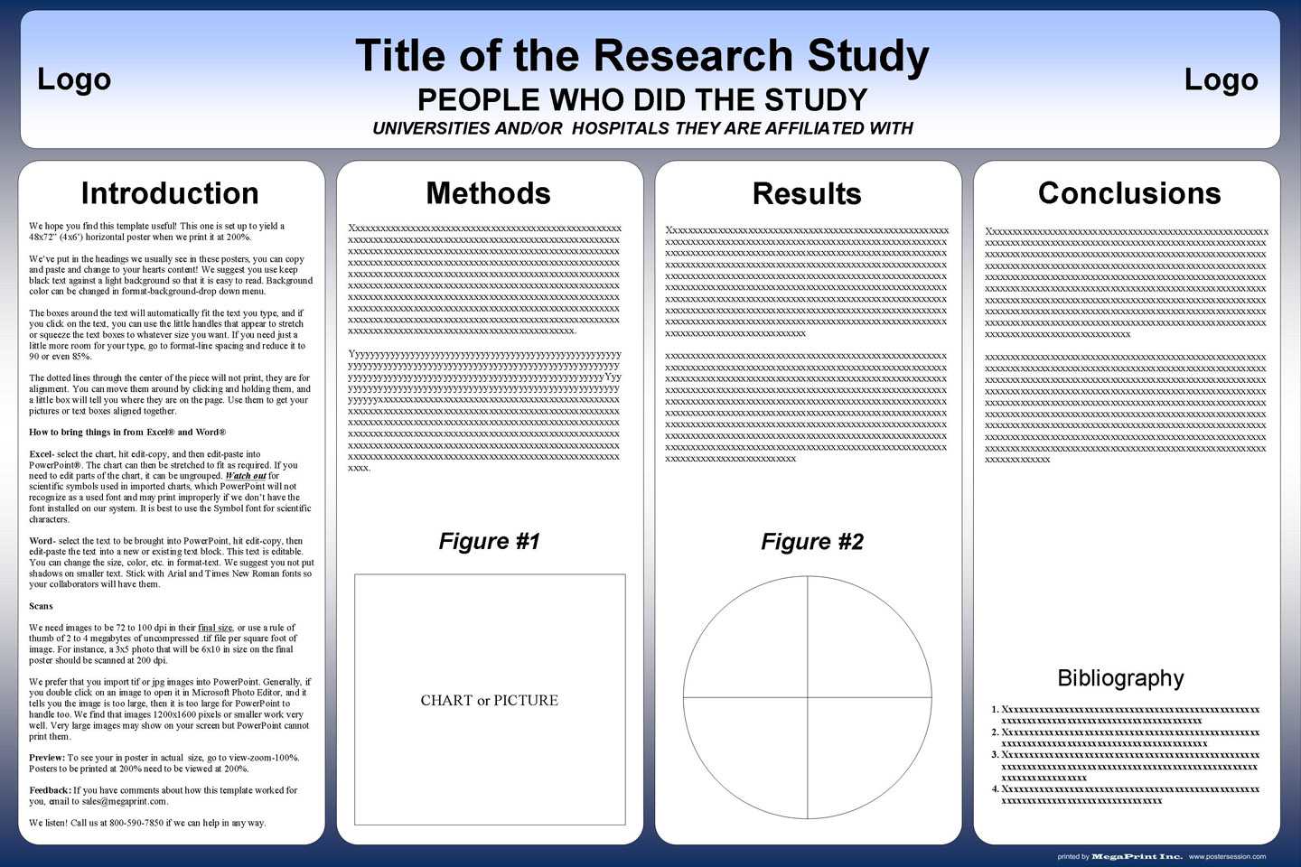 Free Powerpoint Scientific Research Poster Templates For Inside Powerpoint Presentation Template Size