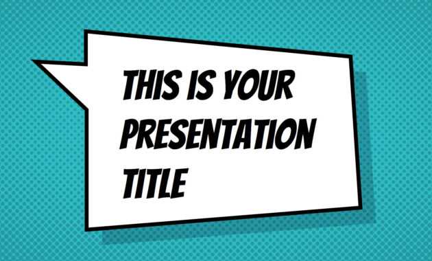 Free Powerpoint Template Or Google Slides Theme With regarding Powerpoint Comic Template