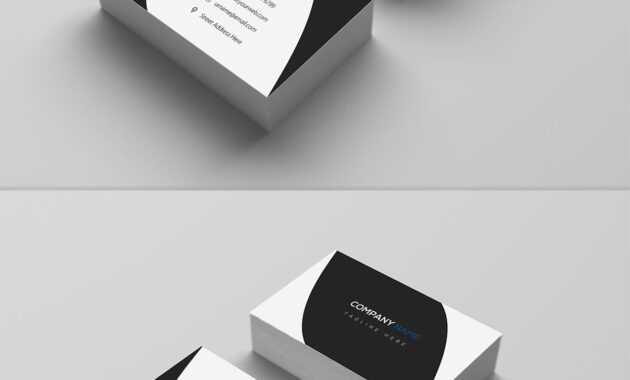 Free Print Design Business Card Template - Creativetacos inside Free Bussiness Card Template