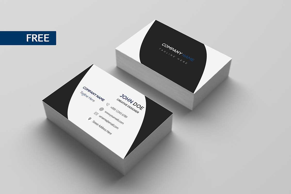 Free Print Design Business Card Template – Creativetacos Throughout Company Business Cards Templates