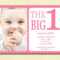 Free Printable 1St Birthday Invitation Template | Birthday In First Birthday Invitation Card Template