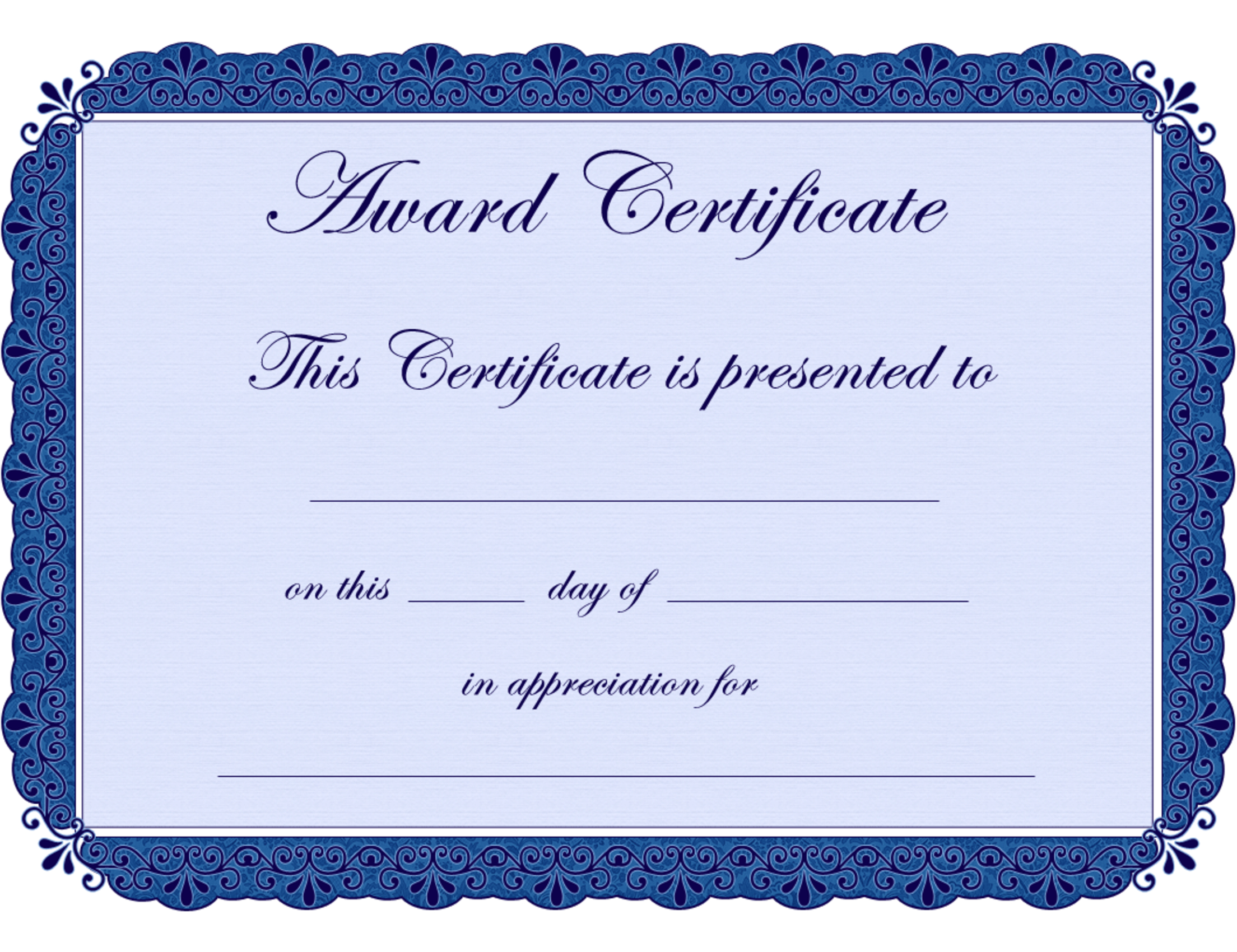 Free Printable Award Certificate Borders |  Award With Regard To Free Printable Certificate Of Achievement Template