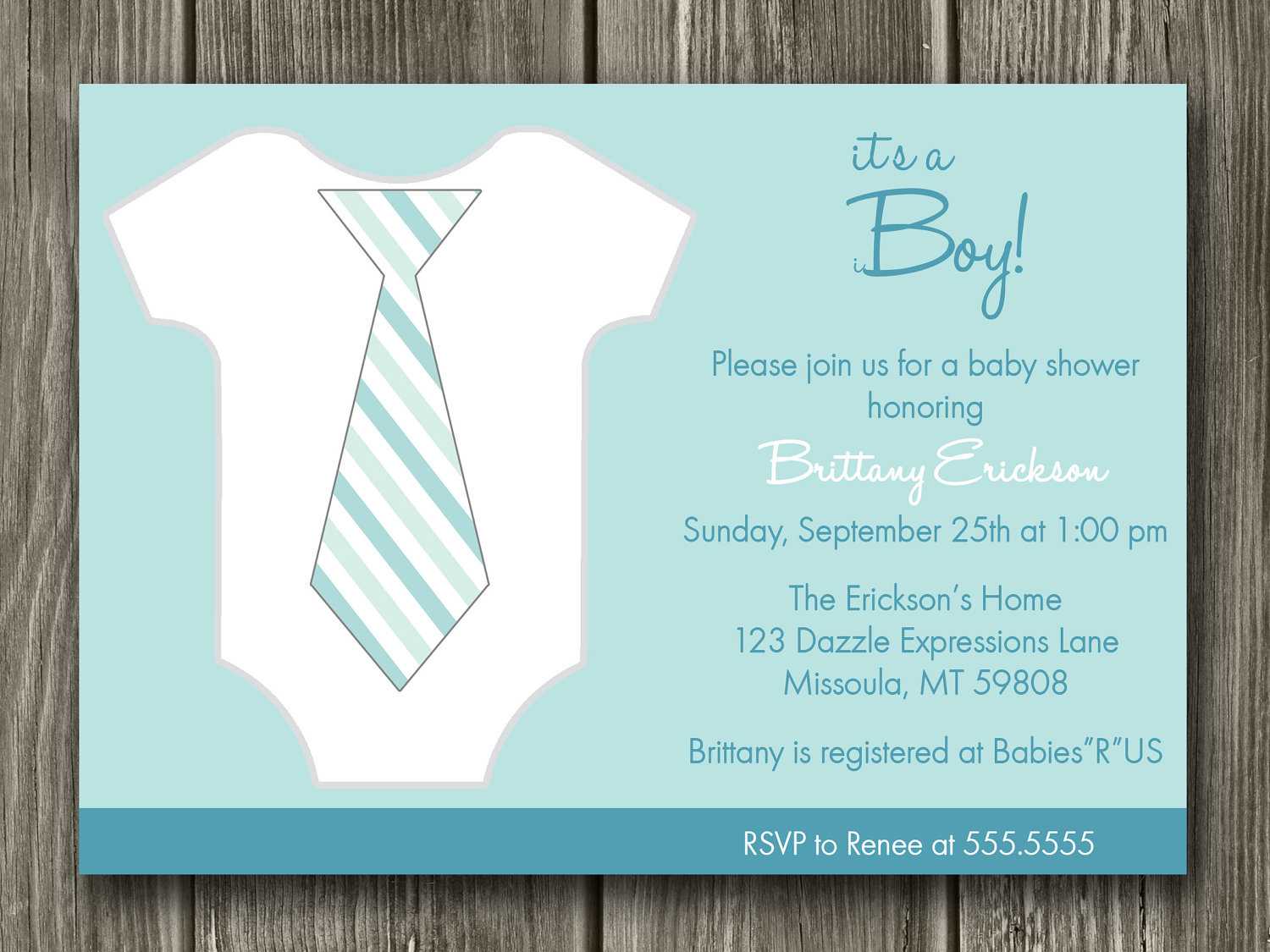 Free Printable Baby Shower Invitation — Metal Decorations Throughout Free Baby Shower Invitation Templates Microsoft Word