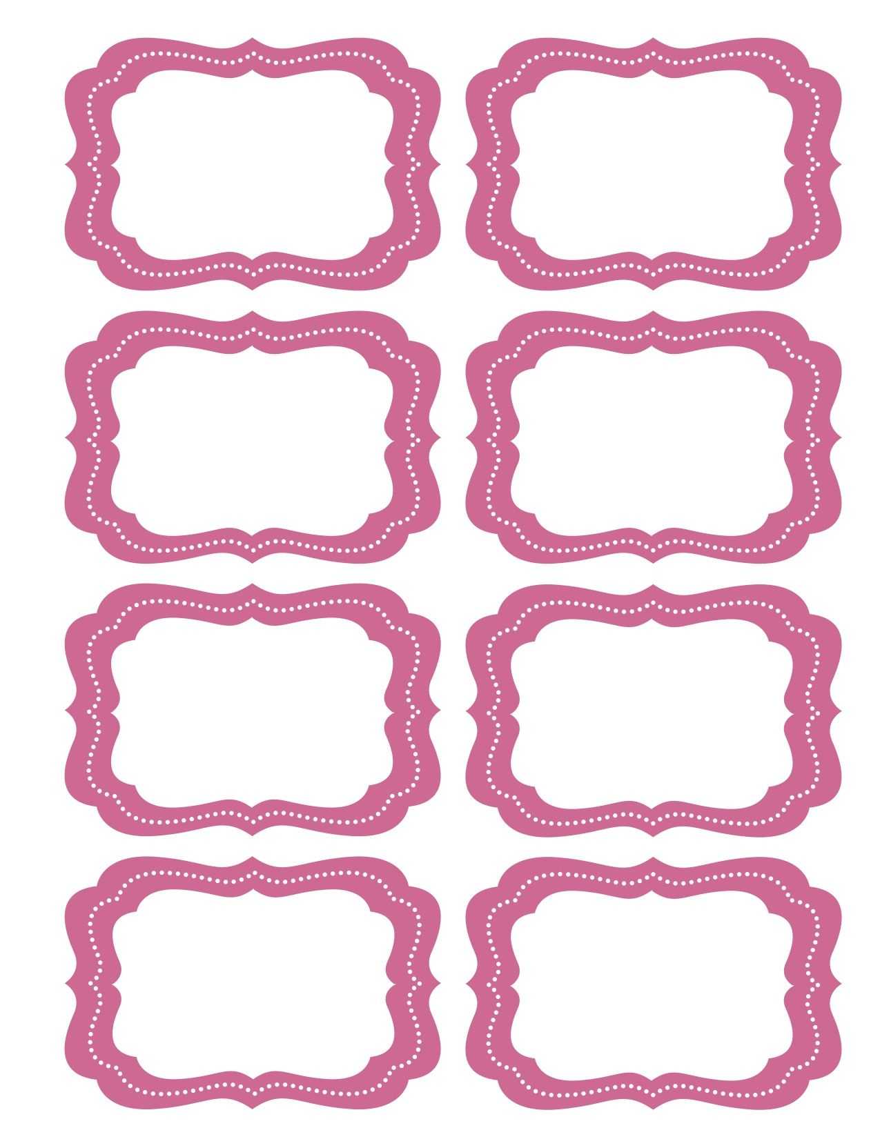 Free Printable Bag Label Templates | Candy Labels Blank In Blank Luggage Tag Template