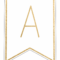 Free Printable Banner Letters Template – Letter Png Gold Regarding Banner Cut Out Template