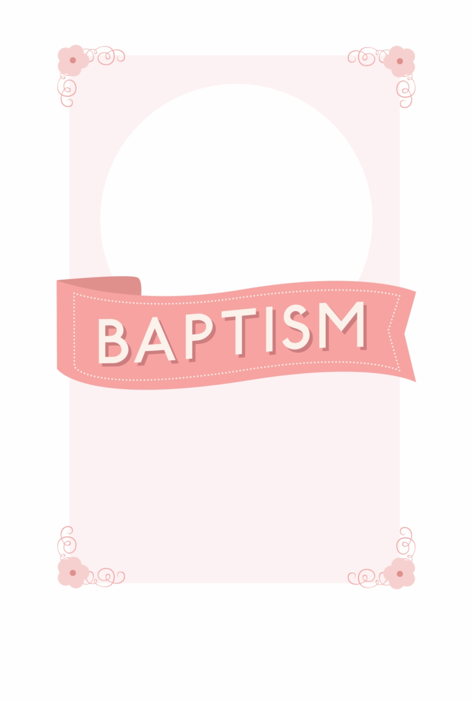 Free Printable Baptism & Christening Invitation Template In Christening Banner Template Free