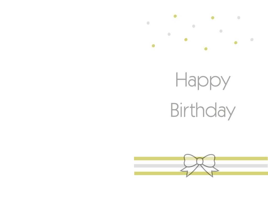 Free Printable Birthday Cards Ideas – Greeting Card Template Regarding Template For Cards To Print Free