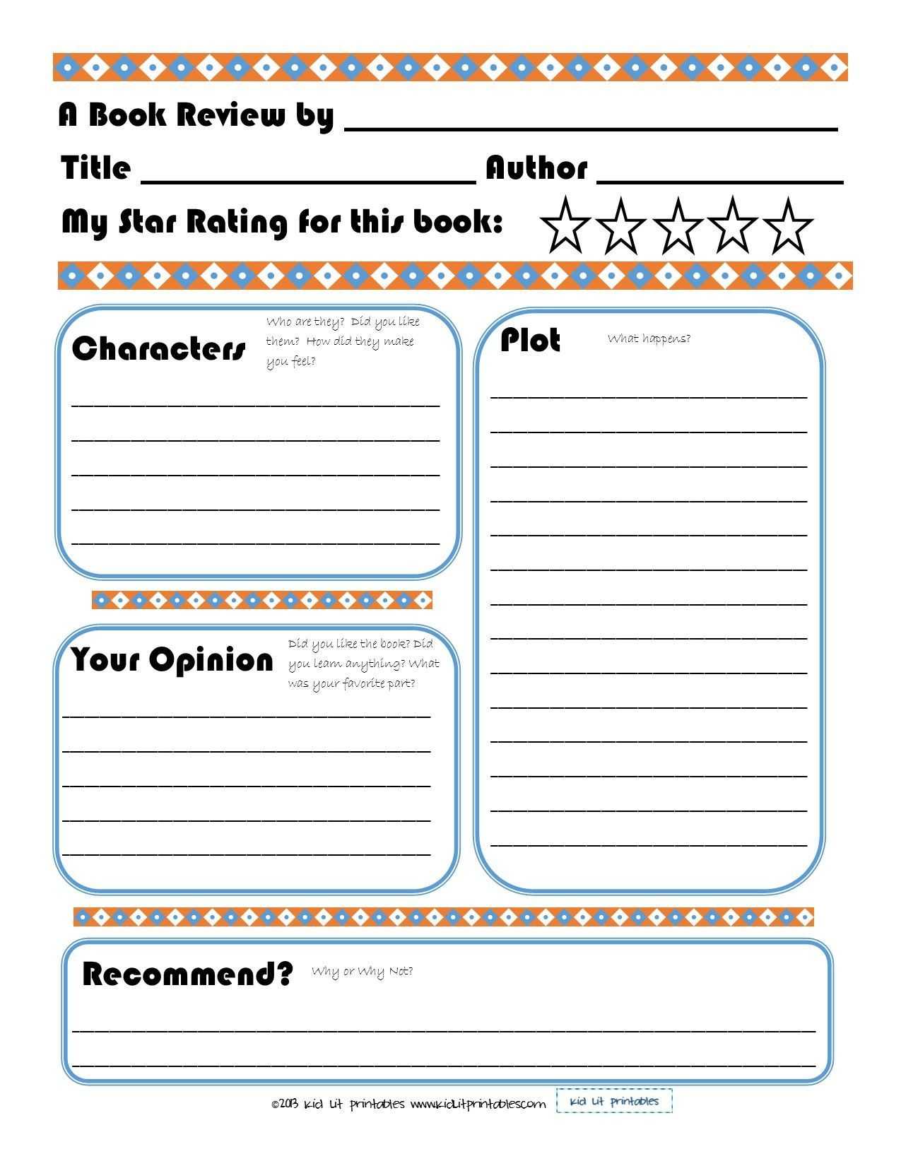 Free Printable Book Report Forms | Teaching Ideas | Book With Science Report Template Ks2