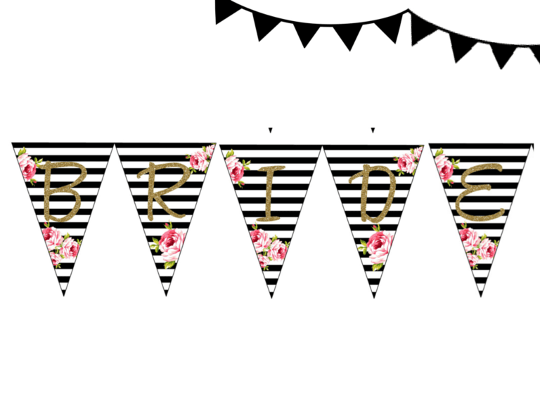 Free Printable Bridal Shower Banner – Bridal Shower Ideas within Bridal ...