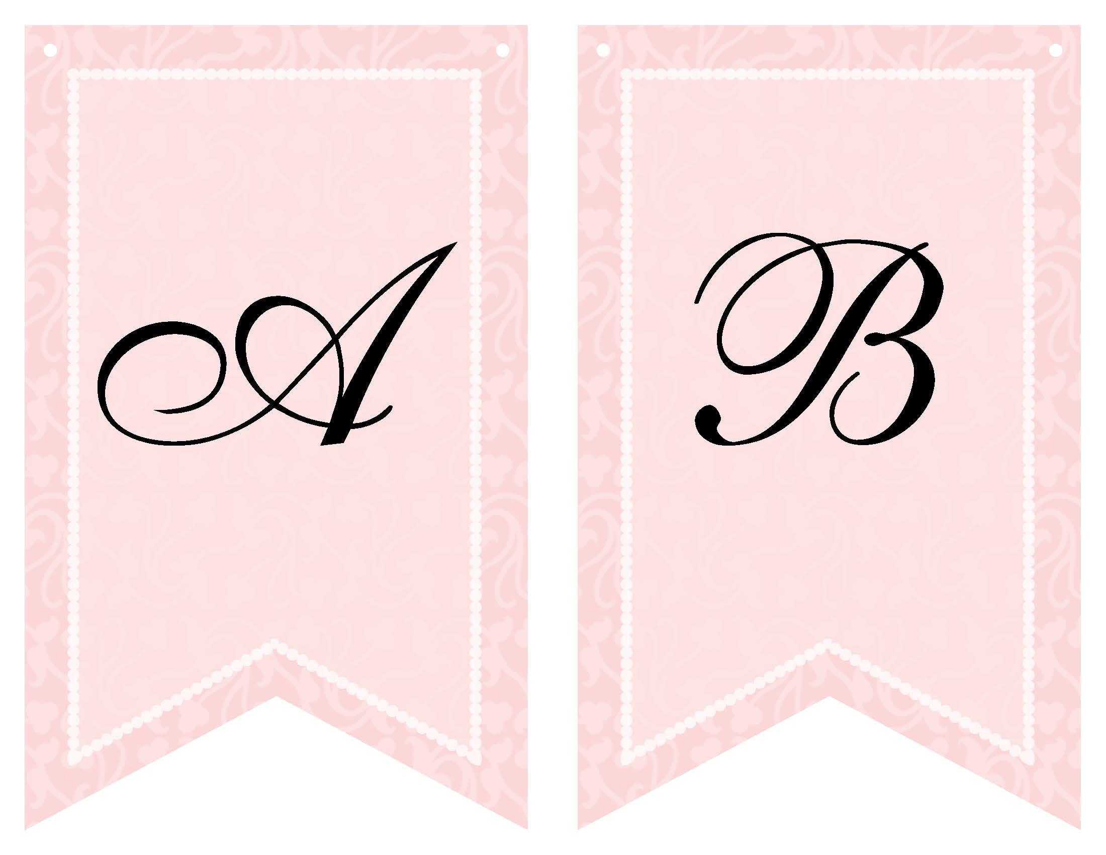 Free Printable Bridal Shower Banner | Vow Renewal | Bridal Inside Bridal Shower Banner Template