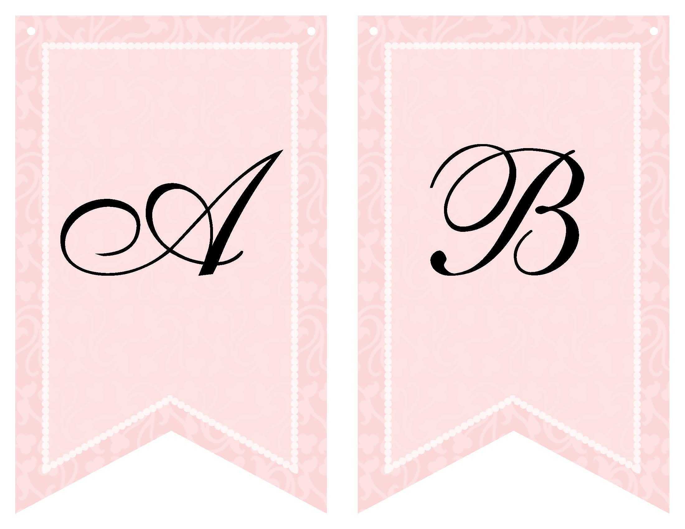 Free Printable Bridal Shower Banner | Vow Renewal | Bridal Throughout Diy Baby Shower Banner Template