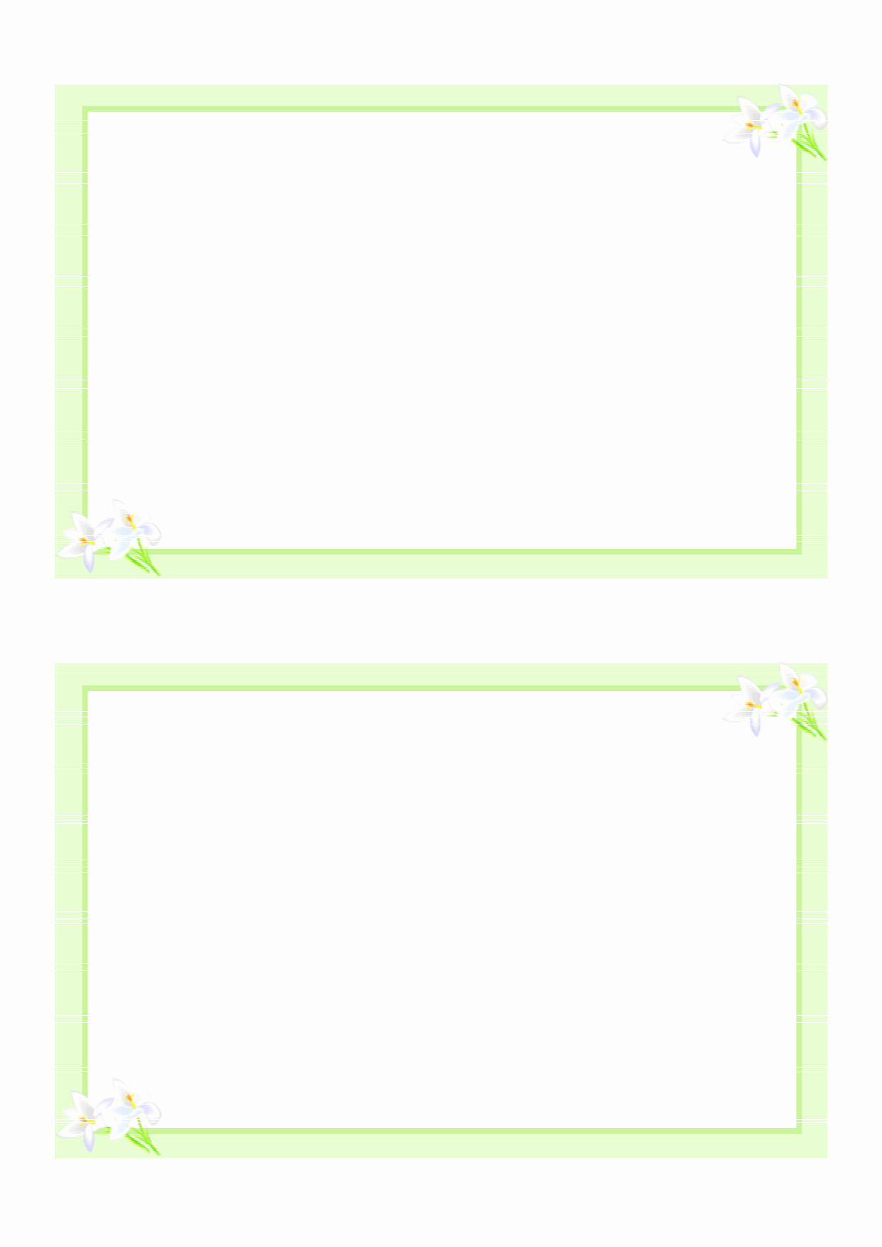 Free Printable Card Templates And 8 Best Of Printable Blank Within Free Pledge Card Template