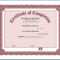 Free Printable Certificate Of Completion #1313 Regarding Certificate Of Completion Template Free Printable